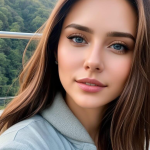 Sana, fictional AI-generated character portrait