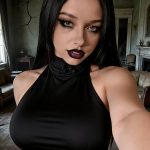 Selene, fictional AI-generated character portrait