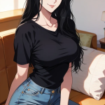 Lan, fictional AI-generated character portrait