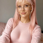 Luna, fictional AI-generated character portrait