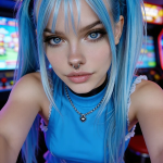 Yuki, fictional AI-generated character portrait